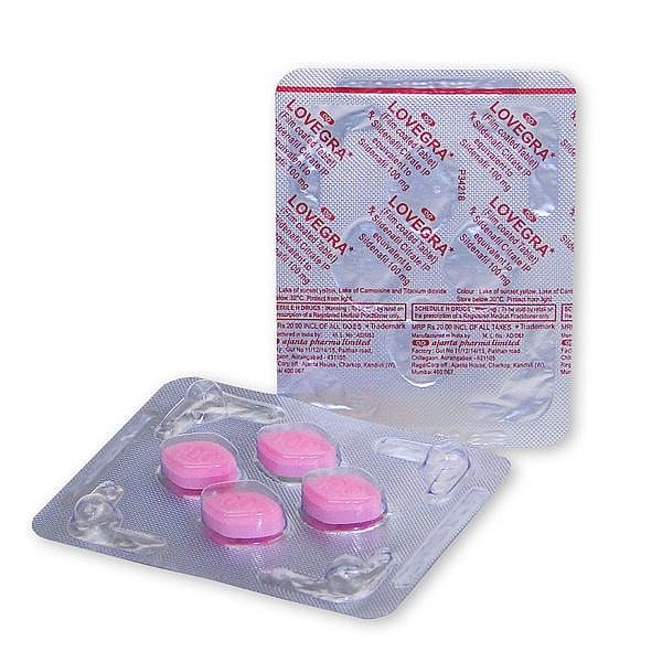 Lovegra 100 mg - 6 balení (24 ks) VIAGRA PRO ŽENY